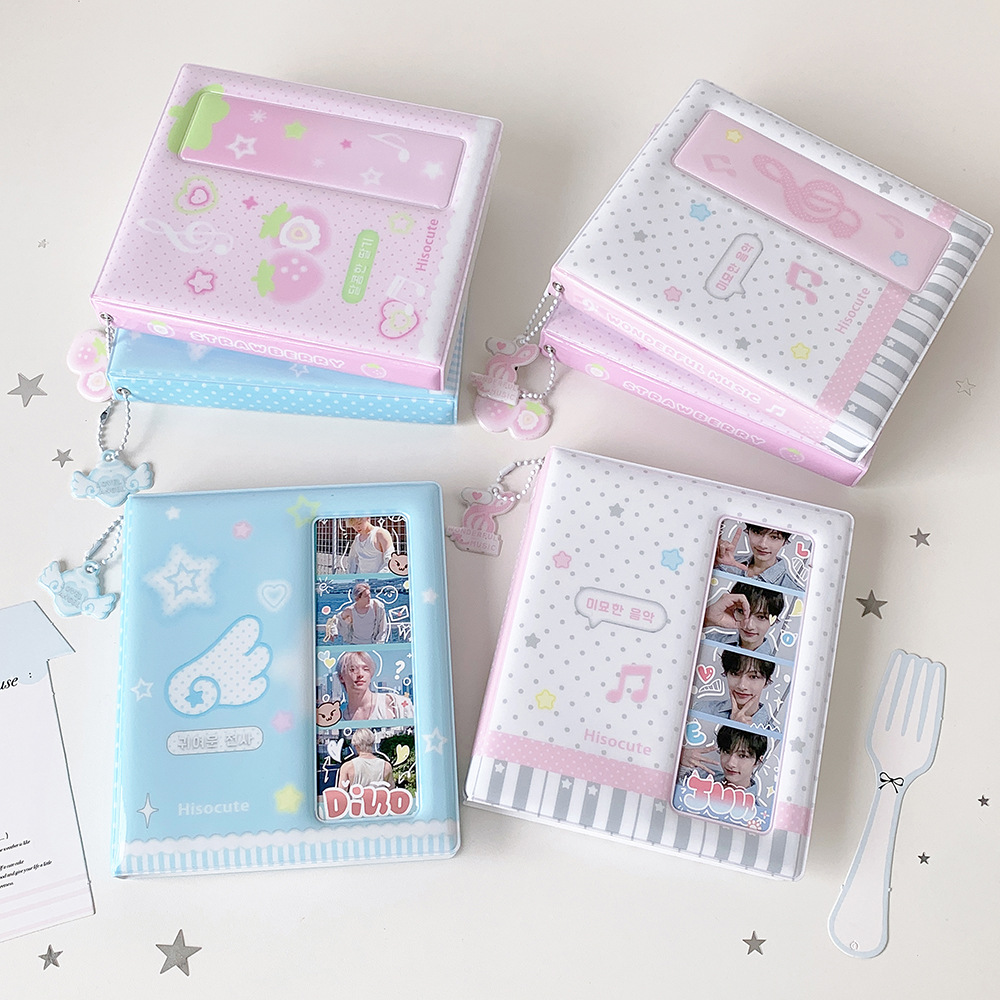 Kpop Photo Card Binder 3 Inch - ألبوم صور كاواي للجيب مقاس 3