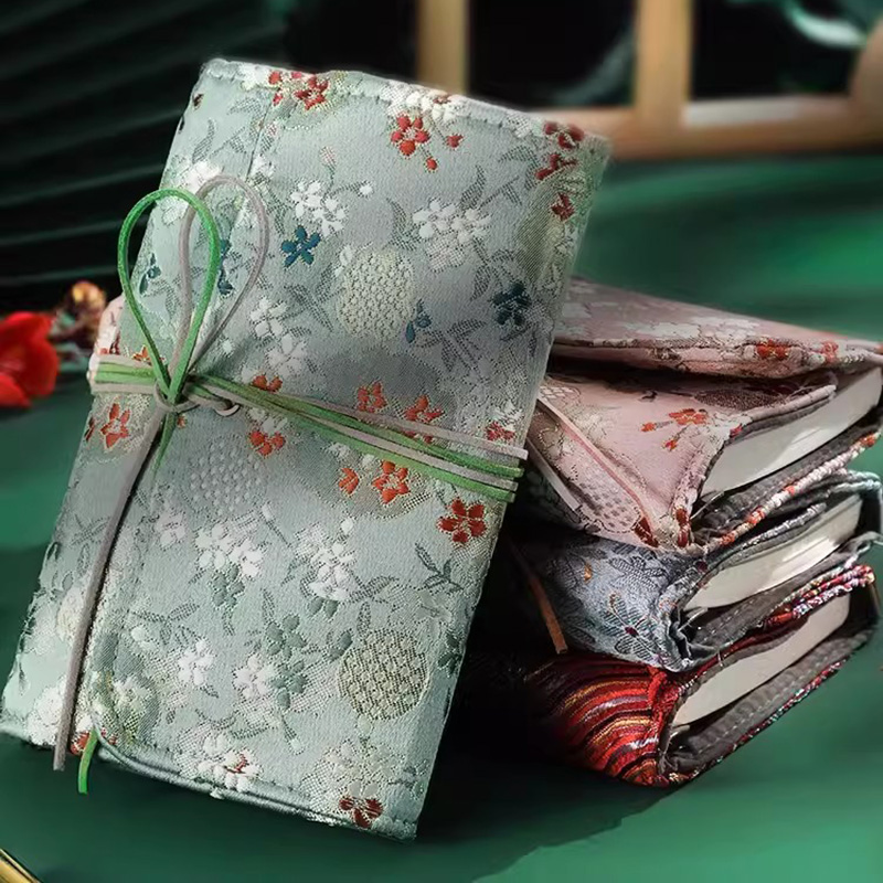 Vintage Leather Journal Notebook - دفتر جميل للفتيات غطاء من القماش