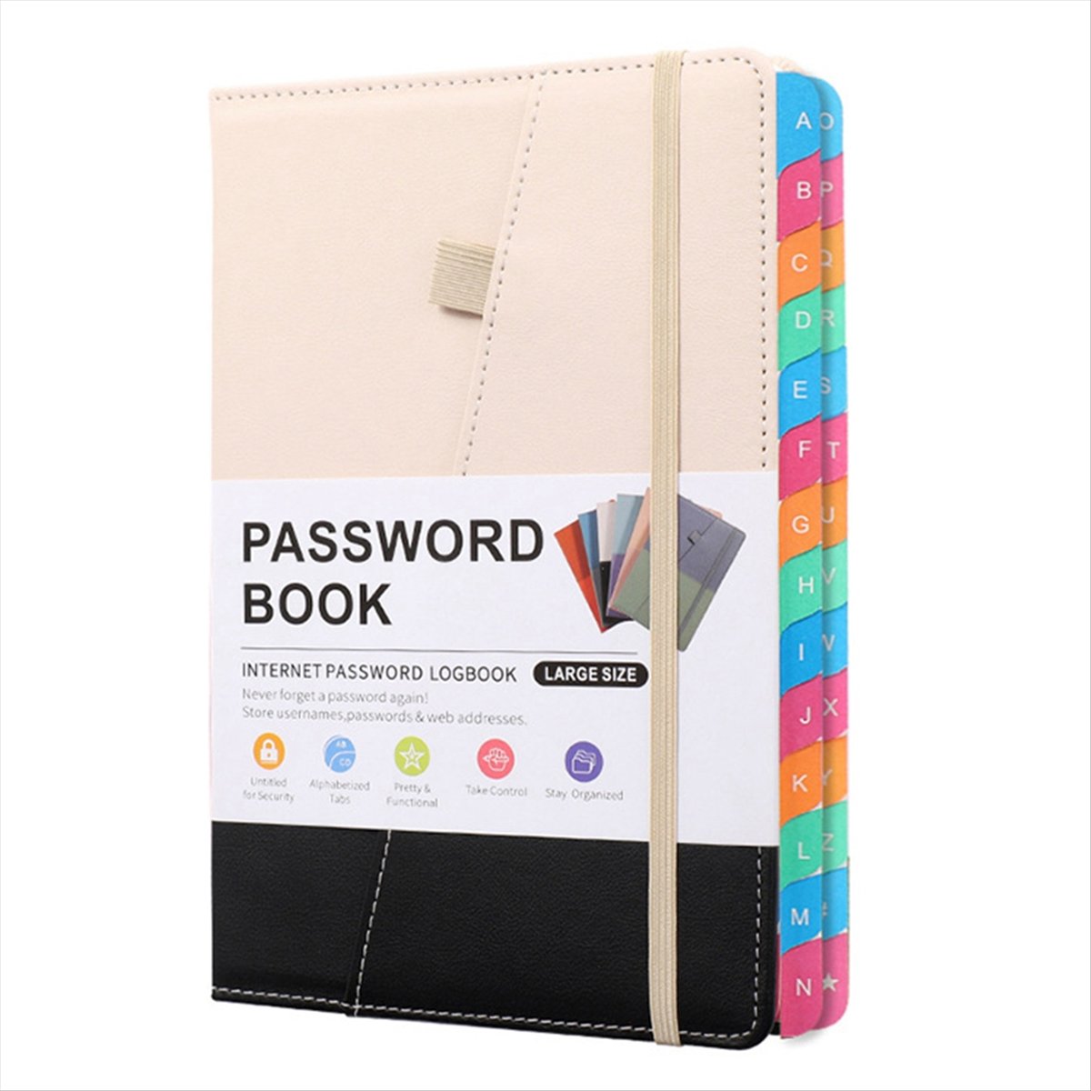Books - دفتر حفظ كلمات المرور N82R مع