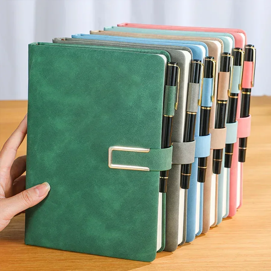Vintage Leather Journal Notebook - 1 قطعة من دفتر ملاحظات جلدي