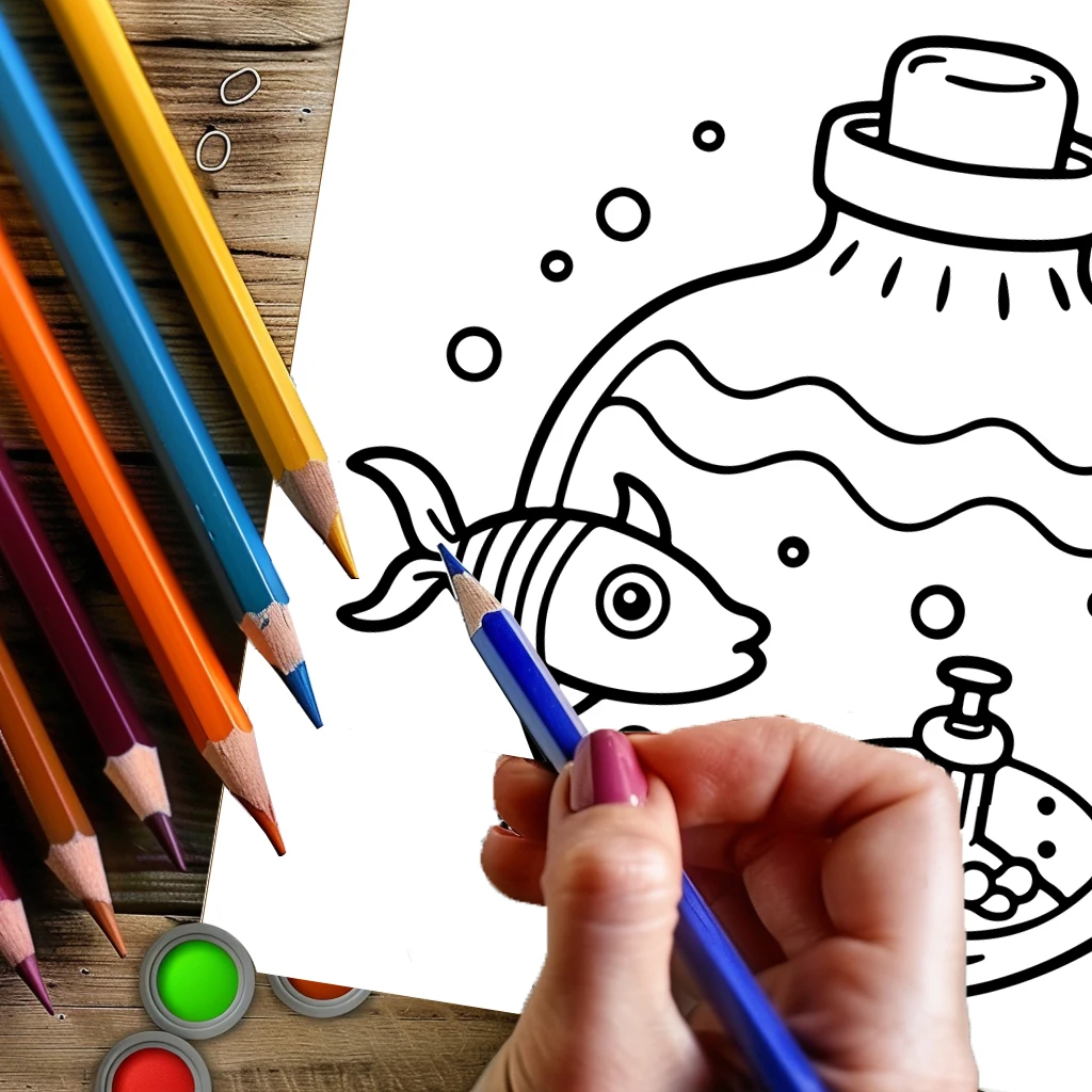 كتاب تلوين سحري للبالغين، هدية - مراجعة Adult Coloring Book Stress Relief وسعره