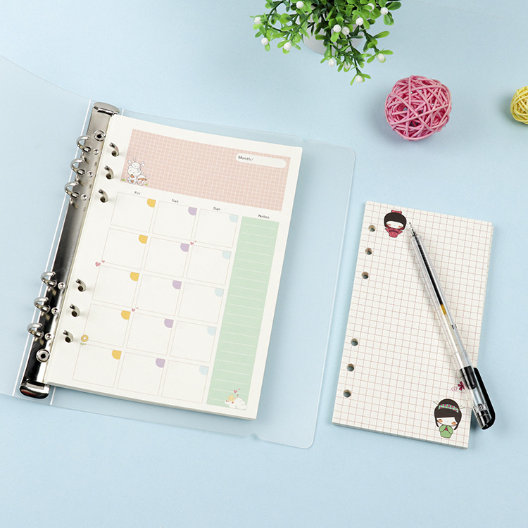 دفتر ملاحظات حلزوني بأوراق قاب - مراجعة A5 Spiral Dotted Grid Notebook وسعره