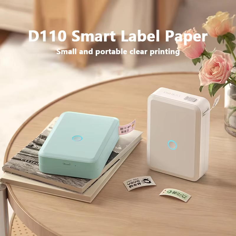 Niimbot D110 ملصقات حرارية صغي - مراجعة Mini Pocket Thermal Printer Paper Roll وسعره