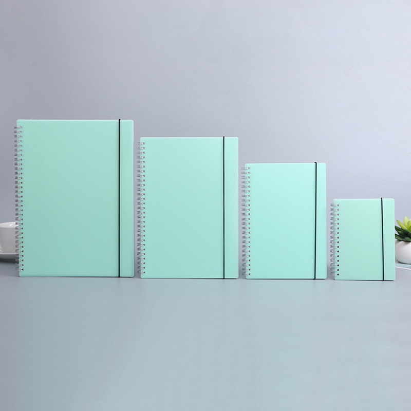 A6 A5 B5 A4 الأخضر دوامة كتاب  - مراجعة A5 Spiral Dotted Grid Notebook وسعره