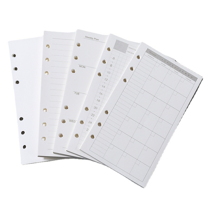 A5 A6 A7 دفتر أوراق فضفاضة عبو - مراجعة A5 Spiral Dotted Grid Notebook وسعره