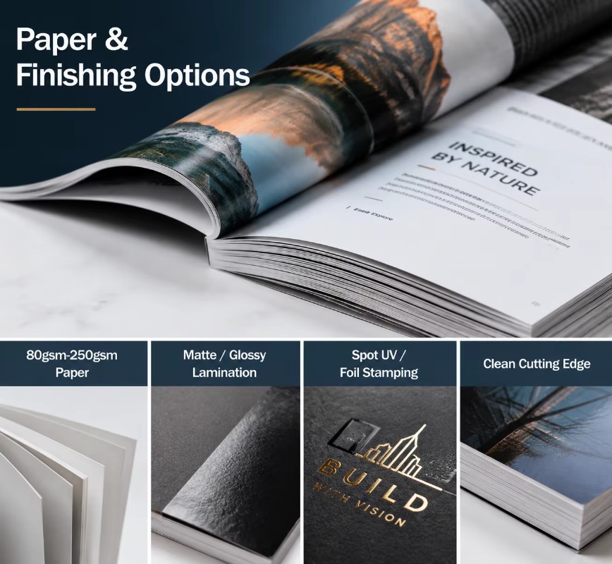 خدمات طباعة التصاميم الجرافيكي - مراجعة Magazines وسعره