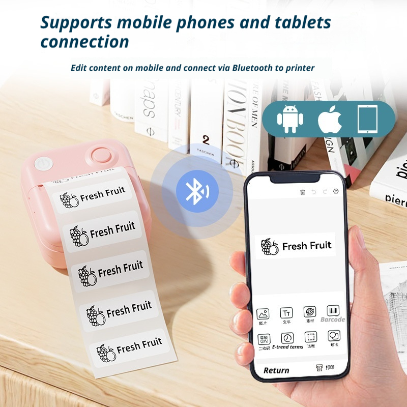 طابعة حرارية صغيرة محمولة تعمل - مراجعة Mini Pocket Thermal Printer Paper Roll وسعره