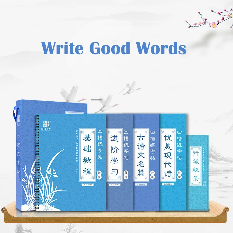 كتاب كتاب الخط ذو الطابع الصين - مراجعة Chinese Calligraphy Practice Book وسعره