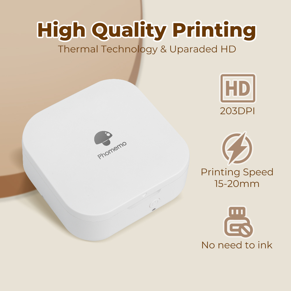 【جديد】طابعة ملصقات صغيرة Phome - مراجعة Mini Pocket Thermal Printer Paper Roll وسعره