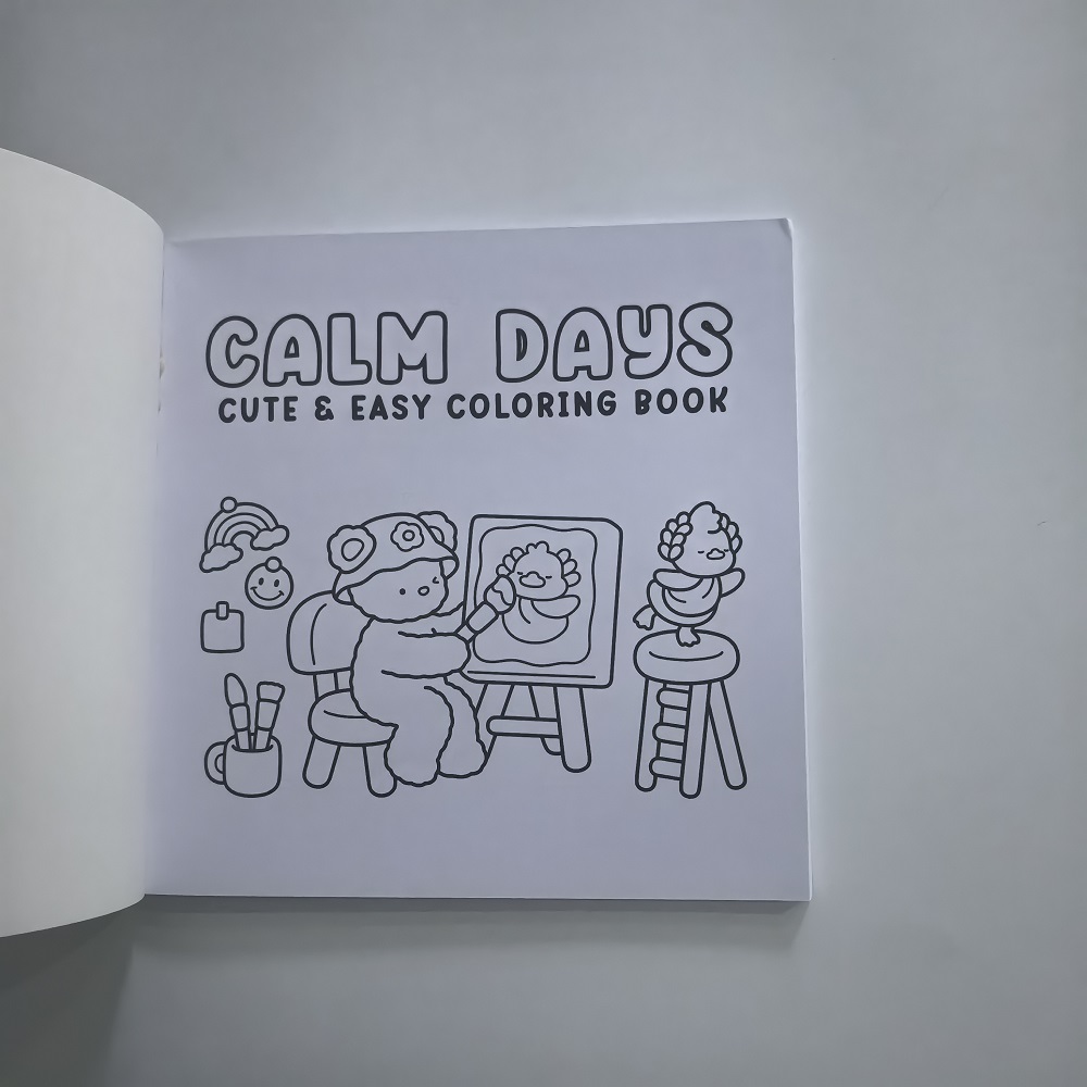 كتاب تلوين لطيف لتخفيف التوتر  - مراجعة Adult Coloring Book Stress Relief وسعره