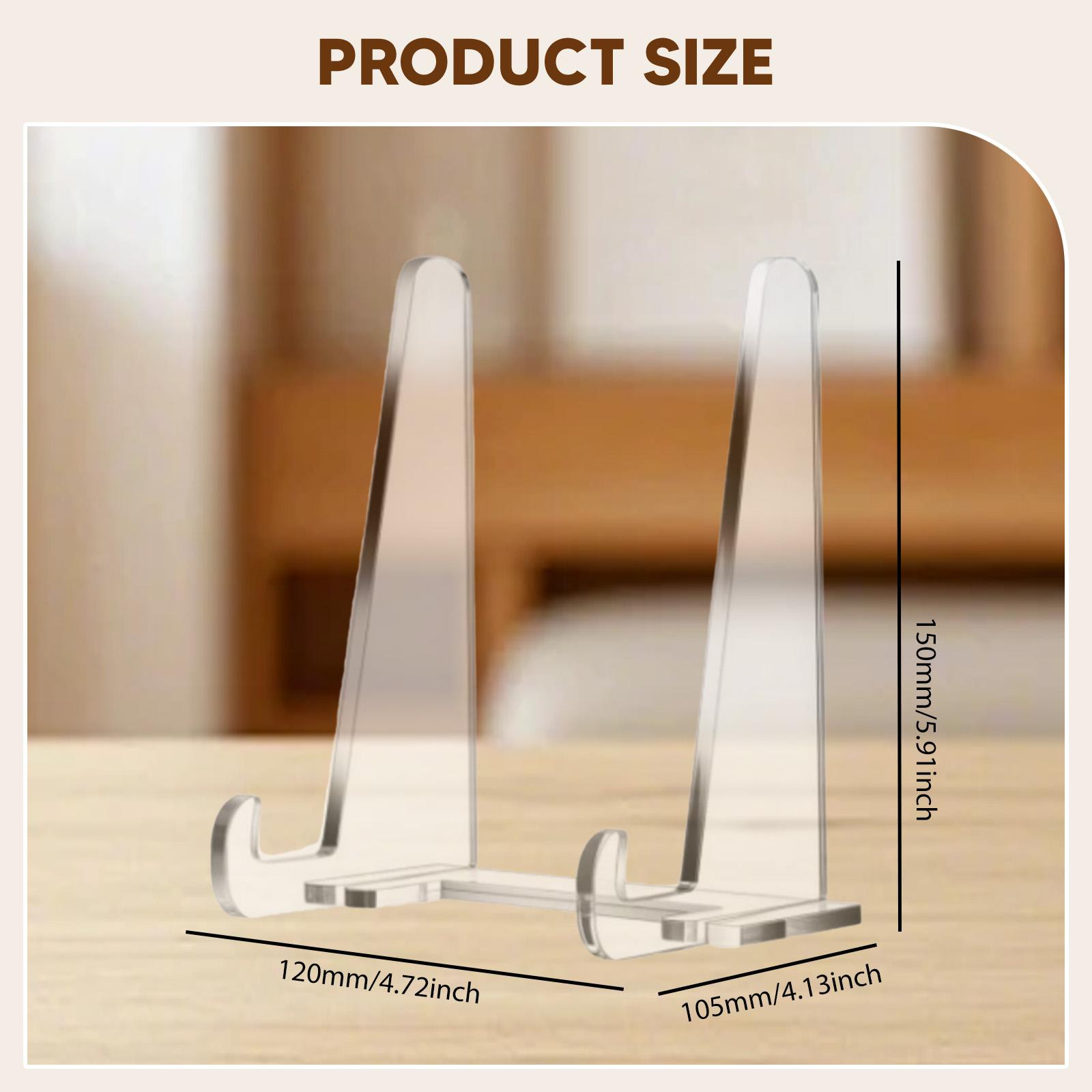 حامل عرض أكريليك شفاف، حوامل أ - مراجعة Clear Acrylic Book Stand Holder وسعره