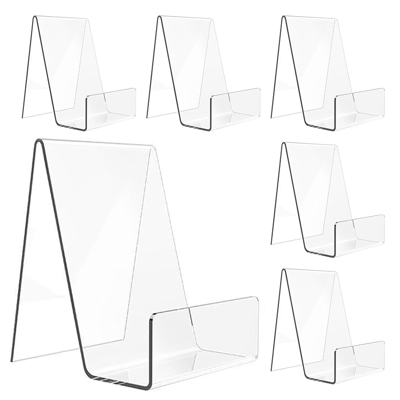حامل عرض المجلات، حامل عرض الك - مراجعة Clear Acrylic Book Stand Holder وسعره
