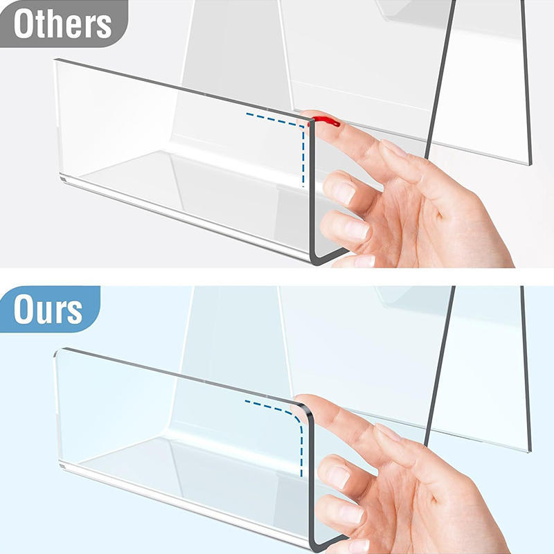حامل عرض المجلات، حامل عرض الك - مراجعة Clear Acrylic Book Stand Holder وسعره