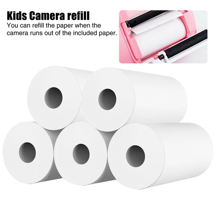 جديد 10 لفات من الأوراق الحرار - مراجعة Mini Pocket Thermal Printer Paper Roll وسعره