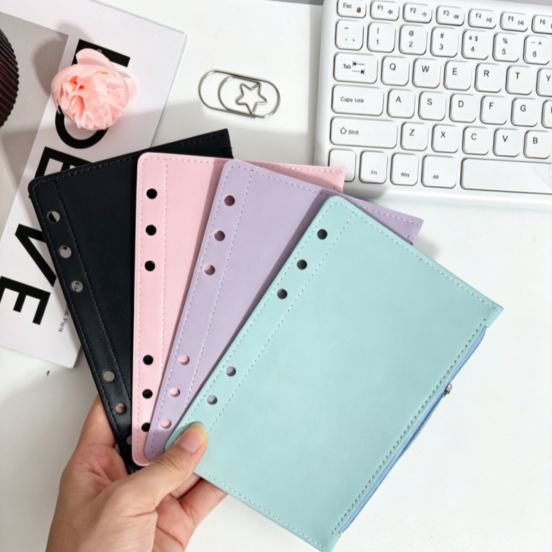 حافظة مستندات A6 بلون الماكرون - مراجعة Vintage Leather Journal Notebook وسعره