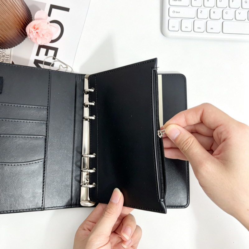 حافظة مستندات A6 بلون الماكرون - مراجعة Vintage Leather Journal Notebook وسعره