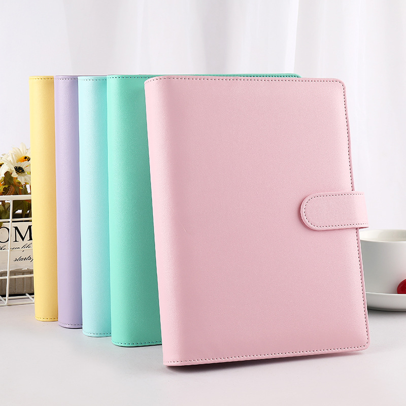 A6/A5 معكرون اللون بولي Leathe - مراجعة Vintage Leather Journal Notebook وسعره
