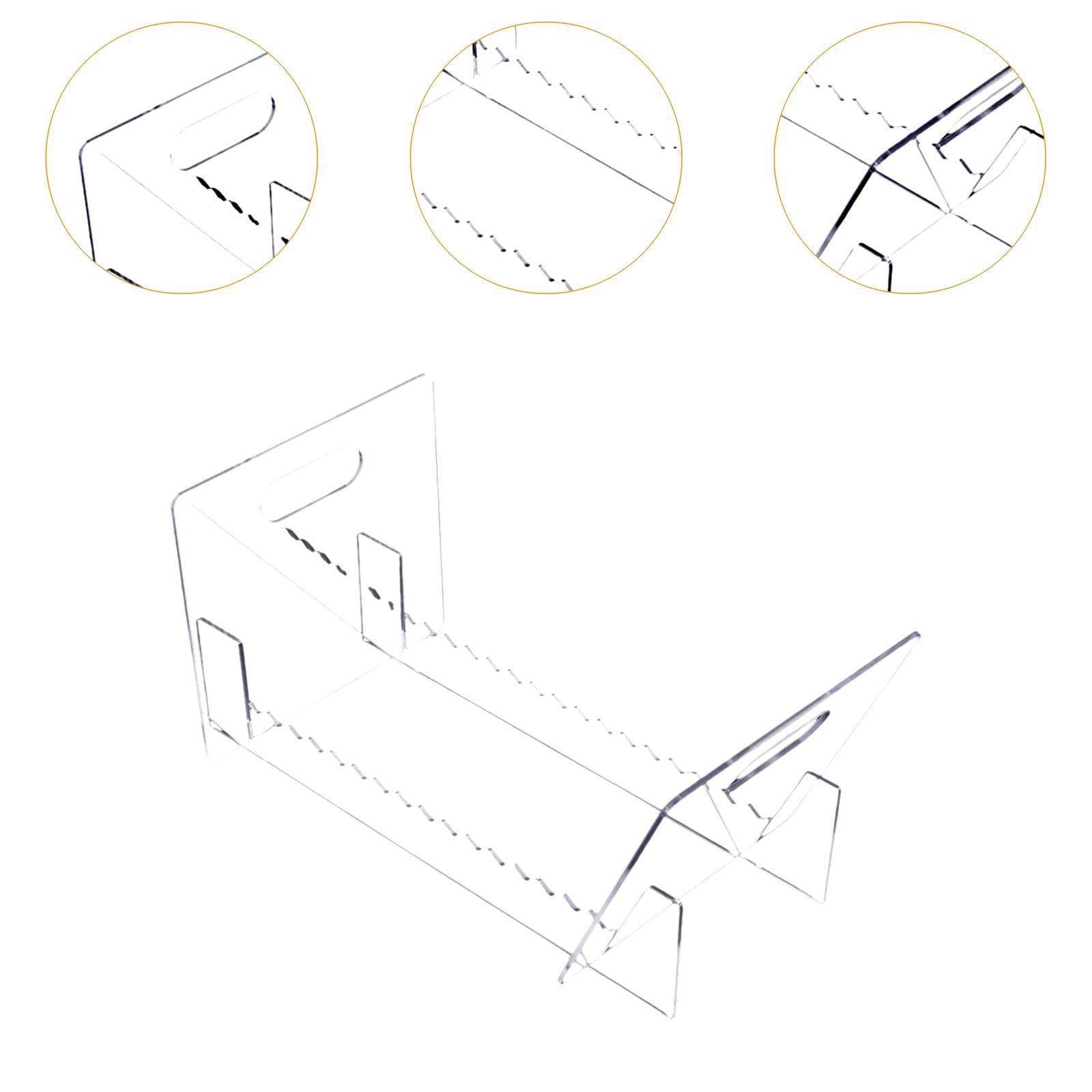 حامل أسطوانات الفينيل الأكريلي - مراجعة Clear Acrylic Book Stand Holder وسعره